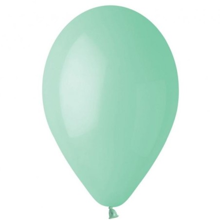 Lateksowe zielony Balony G90 pastel - klasyczne, 10" - 25 cm. 100 szt.