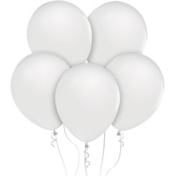 Lateksowe białe balony...
