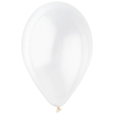 Lateksowe przezroczyste Balony G90 pastel - klasyczne, 10" - 25 cm. 100 szt.