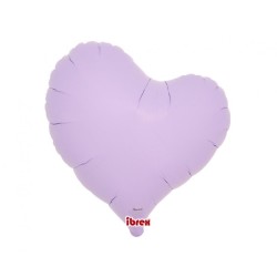 Balon foliowy fioletowy w kształcie "serca", 14"- 35 cm / 5 szt.