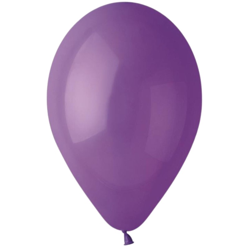 Lateksowe fioletowe Balony G90 pastel - klasyczne, 10" - 25 cm. 100 szt.