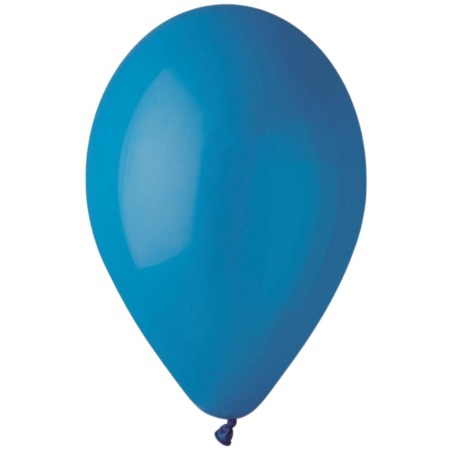 Lateksowe niebieskie Balony G90 pastel - klasyczne, 10" - 25 cm. 100 szt.
