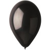 Lateksowe czarne Balony G90 pastel - klasyczne, 10" - 25 cm. 100 szt.