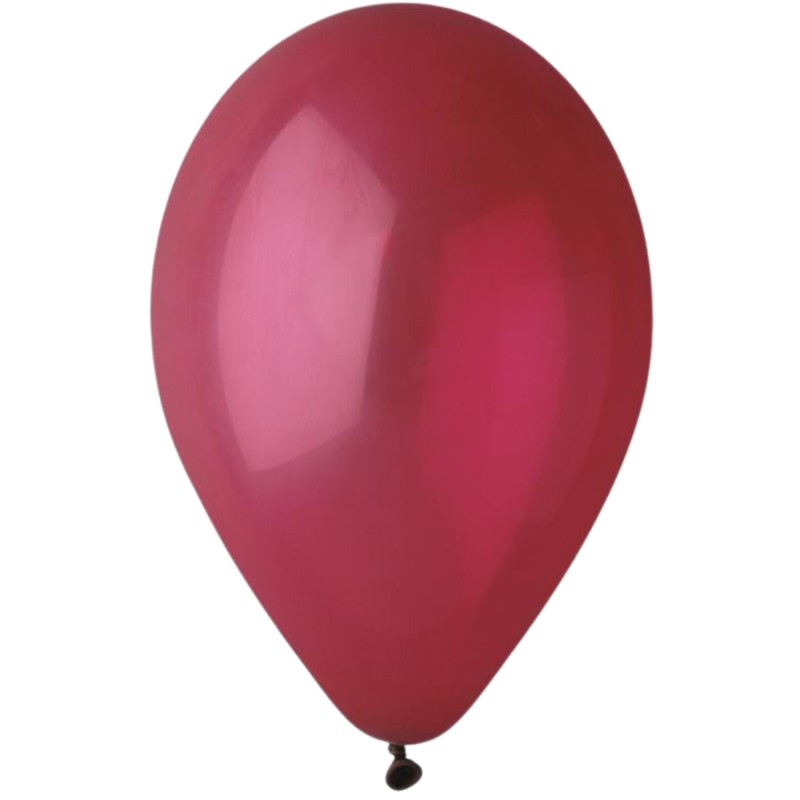 Lateksowe czerwone Balony G90 pastel - klasyczne, 10" - 25 cm. 100 szt.