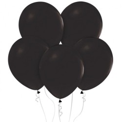 Lateksowe czarne balony...