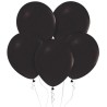 Lateksowe czarne balony pastelowe 12" - 30 cm. 10 szt.