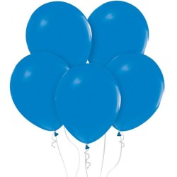 Lateksowe niebieskie balony...