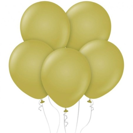 Lateksowe zielone balony pastelowe 12" - 30 cm. 10 szt.