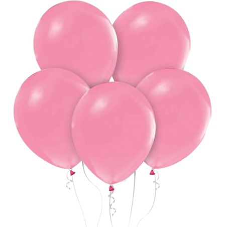 Lateksowe różowe balony pastelowe 12" - 30 cm. 10 szt.