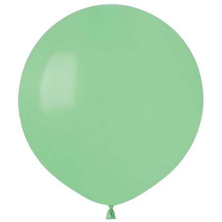 Lateksowe zielone Balony G150 pastel - okrągłe, 19" - 48 cm. 50 szt.