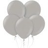 Lateksowe szare balony pastelowe 12" - 30 cm. 10 szt.