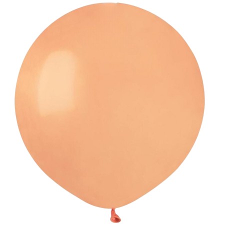 Lateksowe pomarańczowe Balony G150 pastel - okrągłe, 19" - 48 cm. 50 szt.