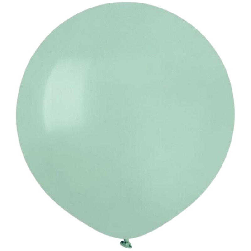 Lateksowe zielone Balony G150 pastel - okrągłe, 19" - 48 cm. 50 szt.