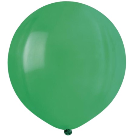 Lateksowe ciemnozielone Balony G150 pastel - okrągłe, 19" - 48 cm. 50 szt.