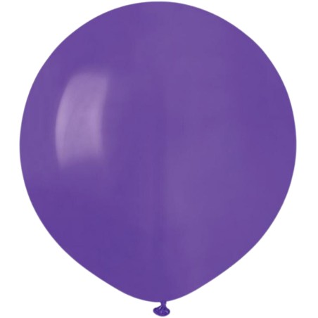 Lateksowe fioletowe Balony G150 pastel - okrągłe, 19" - 48 cm. 50 szt.