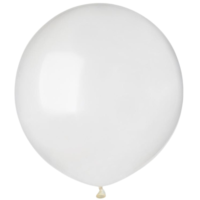 Lateksowe przezroczyste Balony G150 krystaliczne - okrągłe, 19" - 48 cm. 50 szt.