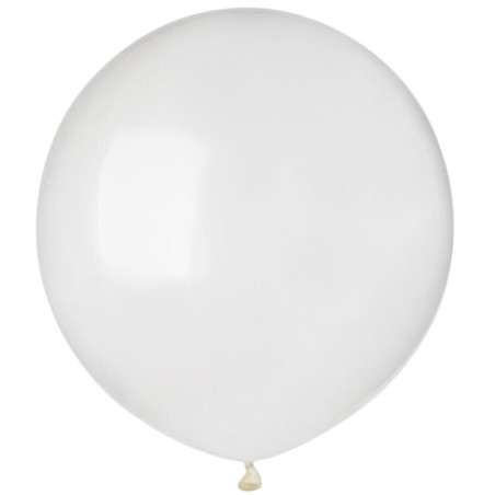 Lateksowe przezroczyste Balony G150 krystaliczne - okrągłe, 19" - 48 cm. 50 szt.