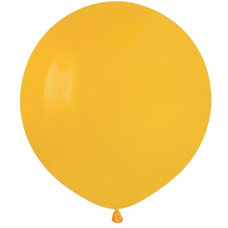 Lateksowe żółte Balony G150 pastel - okrągłe, 19" - 48 cm. 50 szt.