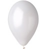 Lateksowe białe balony metalic GM90 10" - 26 cm. 100 szt.