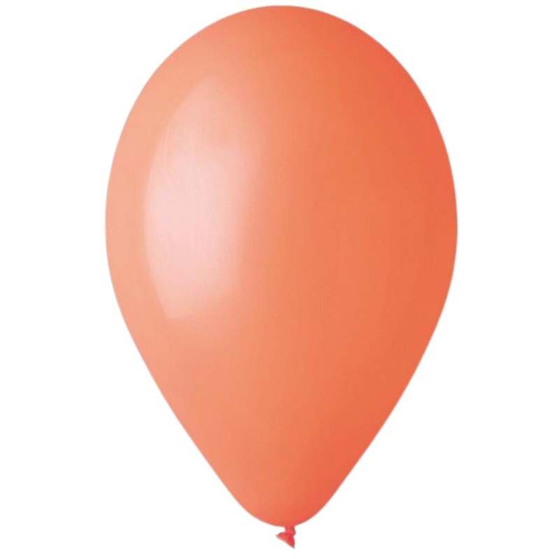 Lateksowe pomarańczowe Balony G120 pastel - klasyczne, 13" - 33 cm. 50 szt.