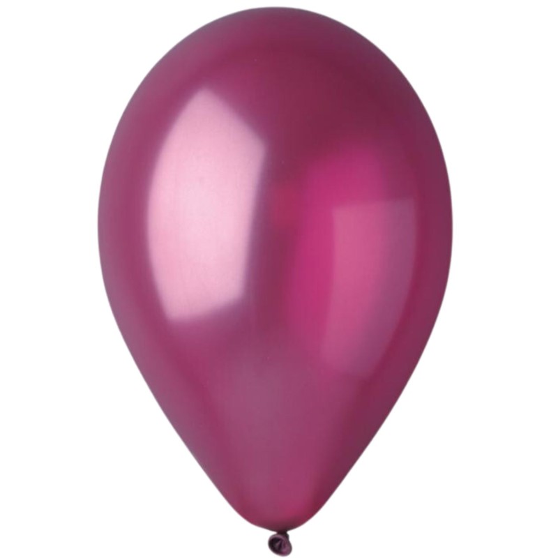Lateksowe czerwone balony metalic GM90 10" - 26 cm. 100 szt.