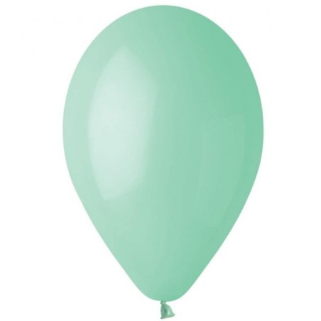 Lateksowe zielone Balony G120 pastel - klasyczne, 13" - 33 cm. 50 szt.