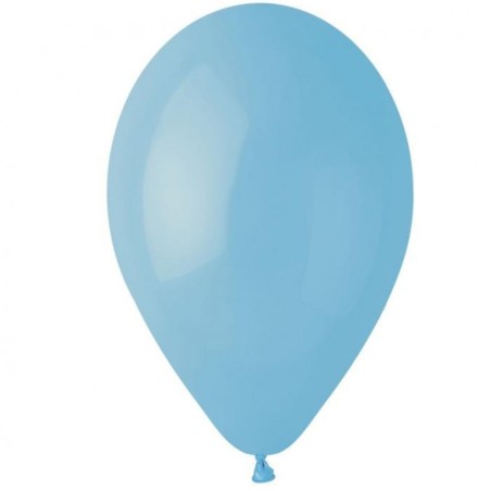 Lateksowe niebieskie Balony G120 pastel - klasyczne, 13" - 33 cm. 50 szt.