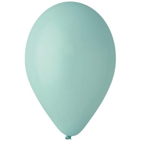 Lateksowe zielone Balony G120 pastel - klasyczne, 13" - 33 cm. 50 szt.