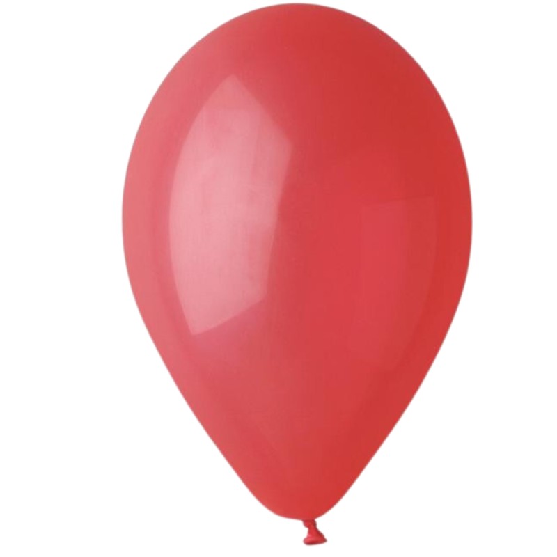 Lateksowe czerwone Balony G120 pastel - klasyczne, 13" - 33 cm. 50 szt.