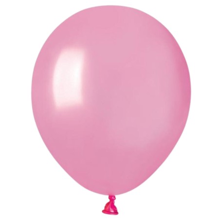 Lateksowe różowe balony metalic AM50 5" - 13 cm. 100 szt.