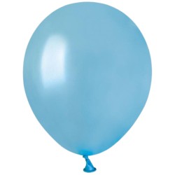 Lateksowe niebieskie balony...