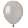 Lateksowe srebrne balony metalic AM50 5" - 13 cm. 100 szt.
