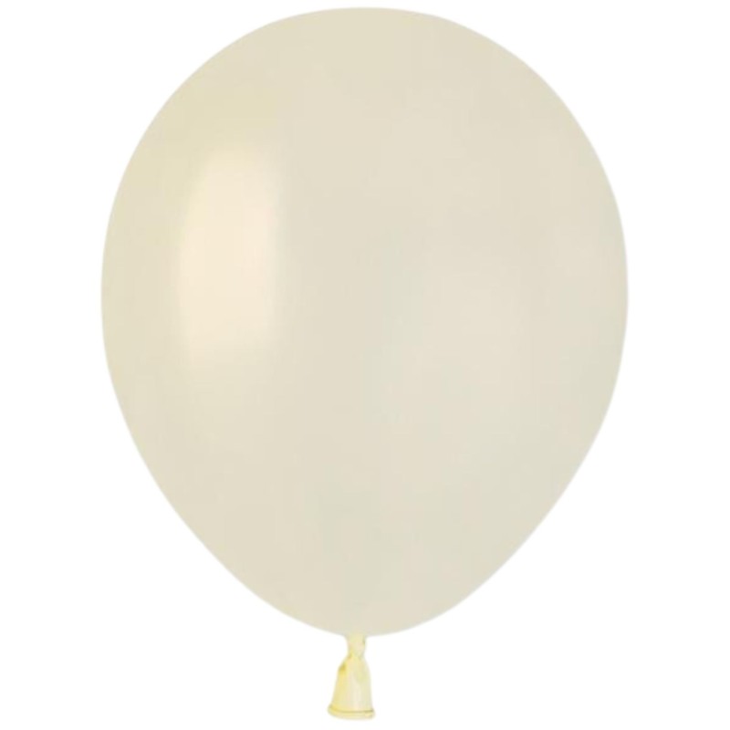 Lateksowe beżowe balony metalic AM50 5" - 13 cm. 100 szt.