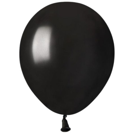 Lateksowe czarne balony metalic AM50 5" - 13 cm. 100 szt.