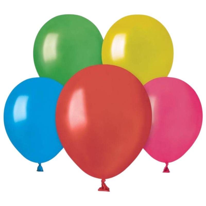 Lateksowe kolorowe balony metalic AM50 5" - 13 cm. 100 szt.