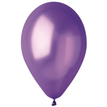 Lateksowe fioletowe balony metalic GM110 12" - 30 cm. 100 szt.