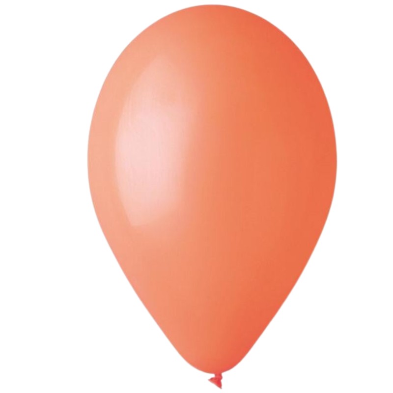 Lateksowe pomarańczowe Balony G110 pastel - klasyczne, 12" - 30 cm. 100 szt.