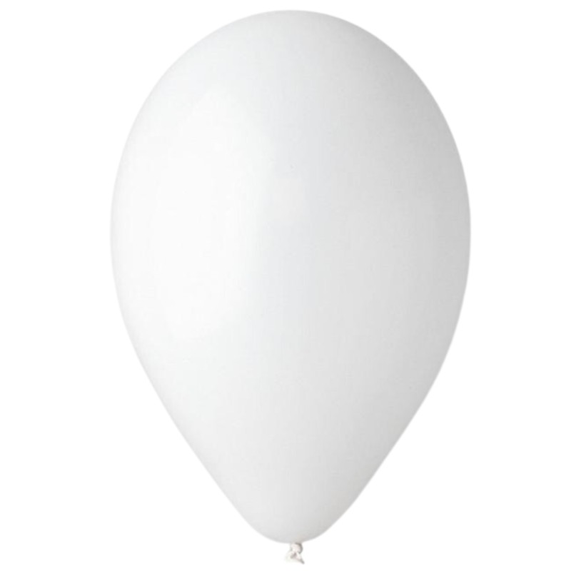 Lateksowe białe Balony G110 pastel - klasyczne, 12" - 30 cm. 100 szt.