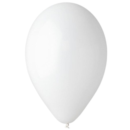 Lateksowe białe Balony G110 pastel - klasyczne, 12" - 30 cm. 100 szt.