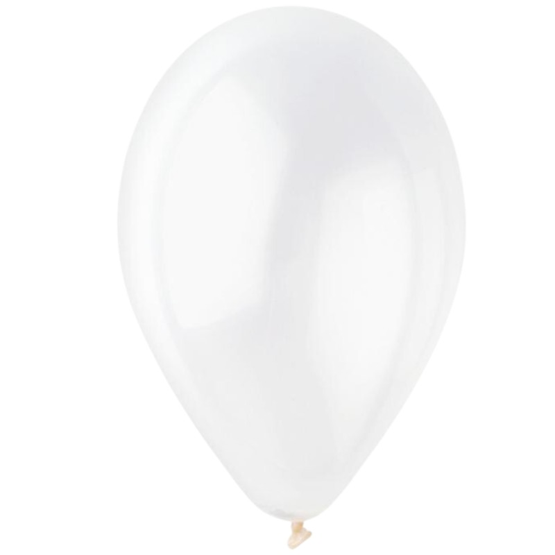 Lateksowe przezroczyste Balony G110 pastel - klasyczne, 12" - 30 cm. 100 szt.