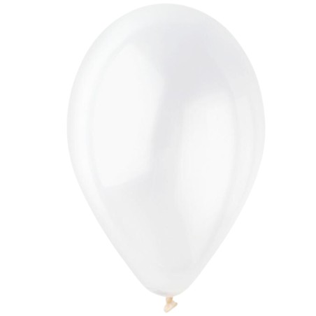Lateksowe przezroczyste Balony G110 pastel - klasyczne, 12" - 30 cm. 100 szt.