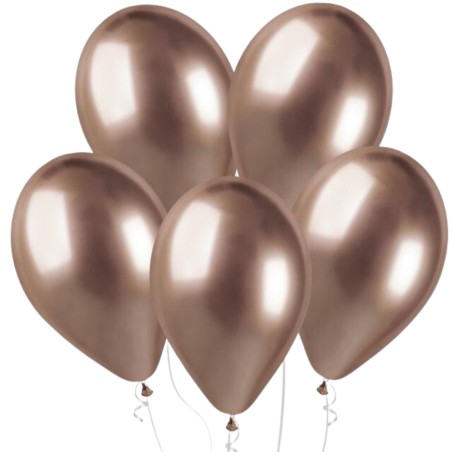 Lateksowe złote Balony GB120 shiny - klasyczne, 13" - 33 cm. 50 szt.