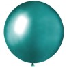 Lateksowe zielone Balony GB150 shiny - okrągłe, 19" - 48 cm. 25 szt.