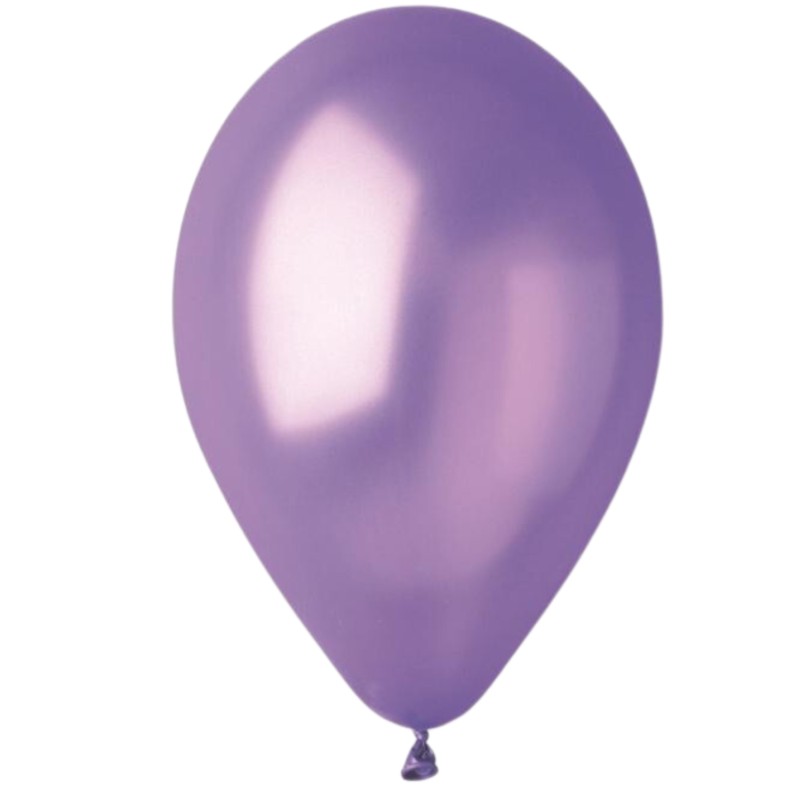 Lateksowe fioletowe Balony GM110 metal 1- klasyczne, 12" - 30 cm. 100 szt.