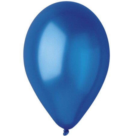 Lateksowe granatowe Balony GM110 metal - klasyczne, 12" - 30 cm. 100 szt.