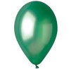 Lateksowe zielone Balony GM110 metal - klasyczne, 12" - 30 cm. 100 szt.
