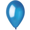 Lateksowe niebieskie Balony GM110 metal - klasyczne, 12" - 30 cm. 100 szt.