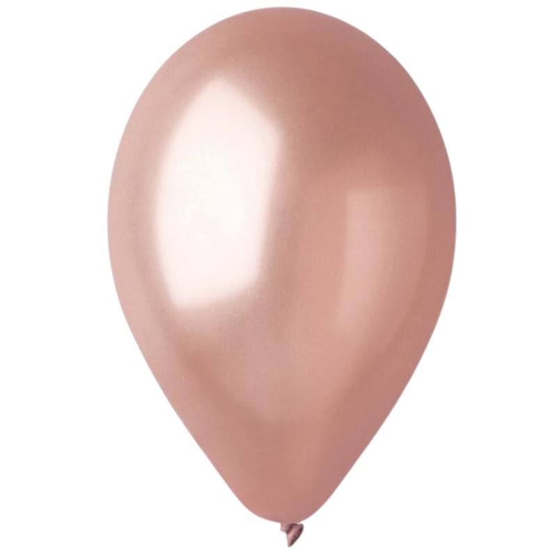 Lateksowe złote Balony GM120 metal - klasyczne, 13" - 33 cm. 50 szt.