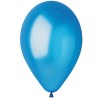 Lateksowe niebieskie Balony GM120 metal - klasyczne, 13" - 33 cm. 50 szt.