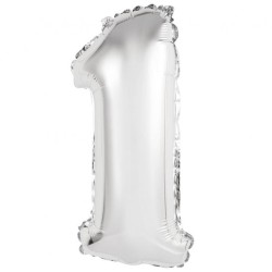 Foliowe srebrne balony...